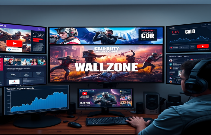 Nisan Ayında Yayıncılık: Warzone’un Yükselişi, İzleyici Trendleri