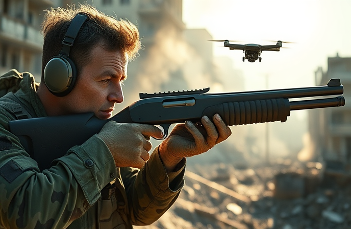 Fiber Optik Dronlara Karşı Av Tüfekleri: Savaşın İlginç Çözümü