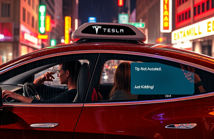 Tesla Robotaksi: Şaka, Bahşiş ve Otonom Sürüşün Geleceği