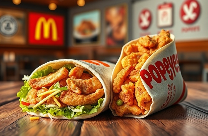 McDonald’s Atıştırmalık Sarma mı Popeyes Tavuk Sarma mı?